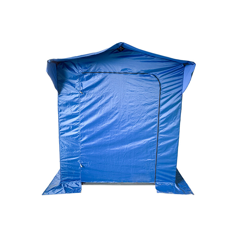 سلسلة بنية خيمة قابلة للطي 50 مم الألومنيوم + 4 جوانب مزدوجة PVC 520G/M² TARP لتلبية الاحتياجات المهنية أو الاستخدام اليومي الأزرق